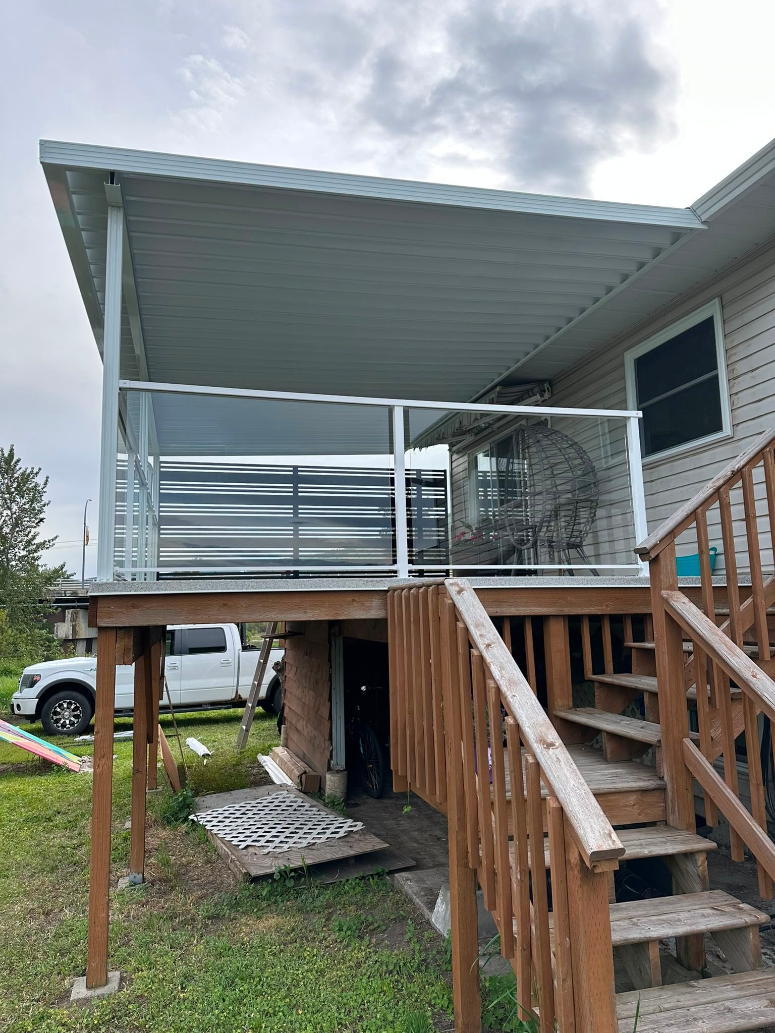 Patio cover project 9